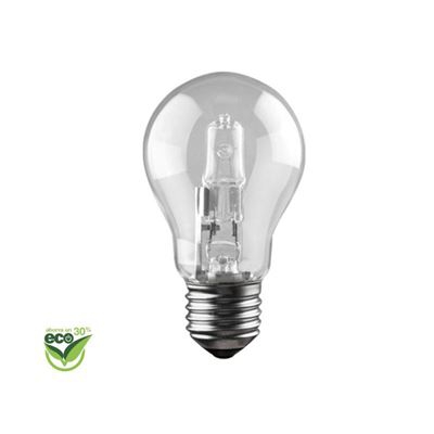Bombilla halógena standard energy saver E27 28w (equ. 40w) clara EDM