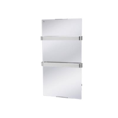 Toallero Calefactor Eléctrico con Panel de Cristal Efecto Espejo y Termostato de 600 w Zafir V600t lux