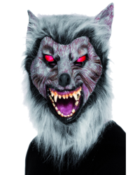 Máscara de hombre lobo para adulto ideal Halloween características