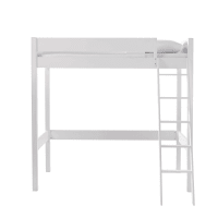 Cama alta 90x190 blanca Newport | Maisons du Monde características