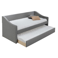 Imagen de Cama nido 190x90cm gris claro BEKKER al mejor precio Cama nido 190x90cm gris claro BEKKER características