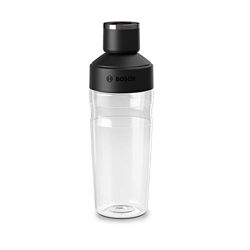 MMZV0BT1 bidón de agua 500 ml Uso diario Negro, Transparente Tritan, Botella de agua en oferta