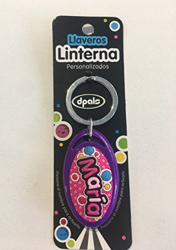 Llavero personalizado C/Linternas Dpals - Nombres por M (MARIA) en oferta