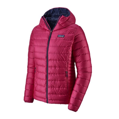 Patagonia Down Sweater Hooded Outdoor Jacket rosado