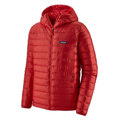 Patagonia Down Sweater Hoody Jacket rojo