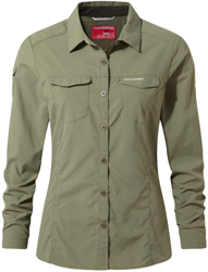 Craghoppers Nosilife Adventure II Long-Sleeved Shirt soft moss en oferta