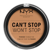 NYX Can't Stop Won't Stop Full Coverage Powder Foundation 10.3 Neutral Buff (10,7g) características