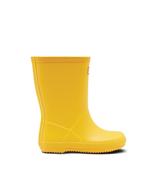 Hunter - Botas De Agua De Bebés En Amarillo