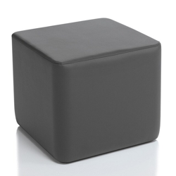 Alondra - Puff Cuadrado Tapizado Polipiel Liso Para Butaca De Lactancia Gris precio