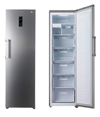 LG - Congelador Vertical GF5237PZJZ1 No Frost Inox