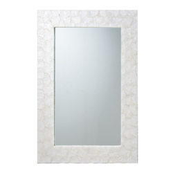 El Corte Inglés - Espejo De Pared Decorativo Rectangular De Nácar Davao Natural características