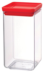 Tarro de plástico Brabantia 1,6 L Rojo en oferta
