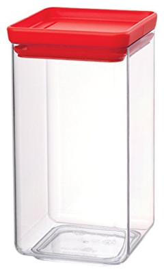 Tarro de plástico Brabantia 1,6 L Rojo
