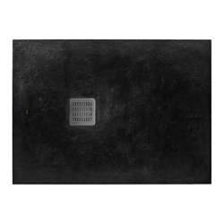 Roca - Plato De Ducha Terran Negro Negro Plato de Ducha 160 x 70 cm características