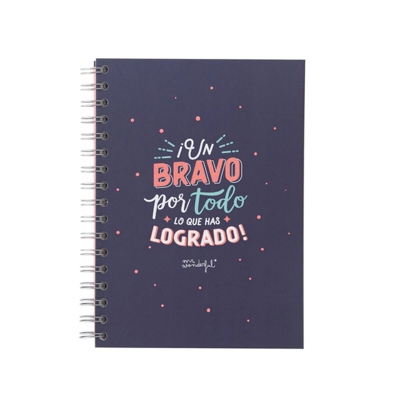 Mr. Wonderful - Libreta : ¡Un Bravo Por Todo Lo Que Has Logrado!