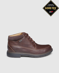 Clarks - Botas De Hombre De Piel Marrón Con Plantilla Ortholite precio