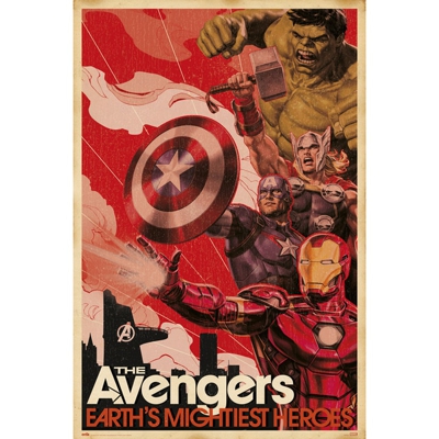 ERIK - Póster Marvel Avengers Mightiest