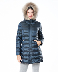 Henry Arroway - Plumífero Largo De Mujer Con Pelo Natural características