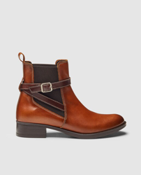 Compra Luis Gonzalo - Botines De Mujer De Piel En Color Marrón al mejor  precio - Shoptize