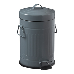 El Corte Inglés - Papelera De Baño Con Pedal Retro 3L Gris oscuro 3 litros características