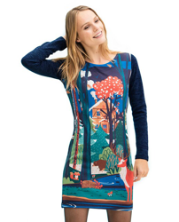 Rosalita McGee - Vestido De Manga Larga Y Estampado en oferta