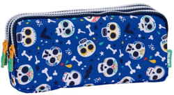 MILAN Portatodo 3 cremalleras Bats & Bites azul características