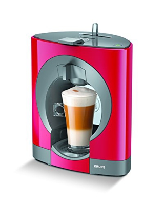 Krups Dolce Gusto Oblo KP1105 - Cafetera de cápsulas, 15 bares de presión, color rojo
