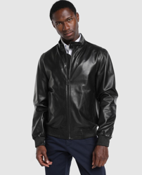 Emidio Tucci - Cazadora Biker De Hombre Negra De Piel De Napa a un precio  más barato - Shoptize
