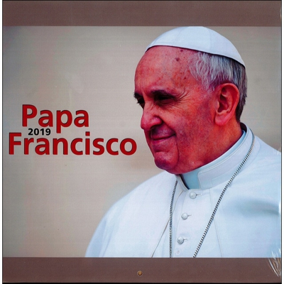 Calendario de pared 2019 papa francisco