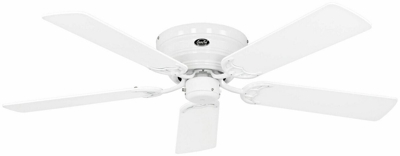 Ventilador de techo CasaFan 5132061 Classic Flat 132 III blanco o gris claro / blanco