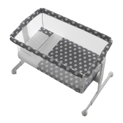 Takta - Minicuna De Colecho Topos Gris características