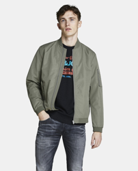Jack & Jones - Cazadora Bomber De Hombre Verde precio
