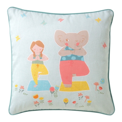 Mini Home - El Corte Inglés - Cojín Yoga Multicolor 40 x 40 cm