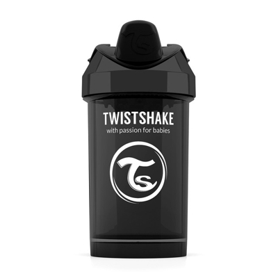 Twistshake - Vaso Crawler Cup Antiderrame (300 Ml.) Negro