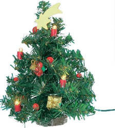 Kahlert Licht 12cm Christmas Tree with 4 bulbs en oferta