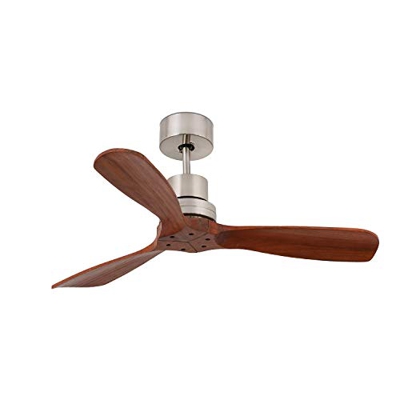 Ventilador de techo Mini Lantau, madera de nogal