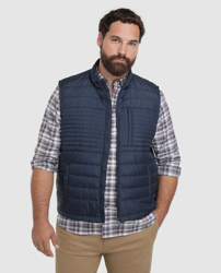 Dustin - Chaleco De Hombre Acolchado Azul Tallas Grandes, precio y  características - Shoptize