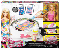 Barbie - Muñeca Gira Y Diseña en oferta