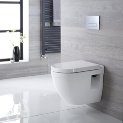 Inodoro WC  Moderno Suspendido 400x360x515mm con Tapa de WC Soft Close- Belstone características