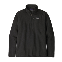 Patagonia Better Sweater 1/4 Zip Fleece Pullover negro en oferta