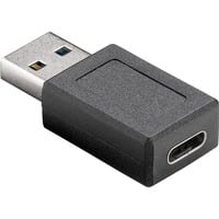 USB-C - USB 3.0 A, F/M USB C Negro, Adaptador