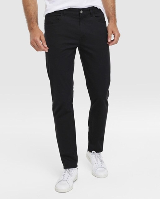 Lacoste - Pantalón Cinco Bolsillos De Hombre Slim Negro
