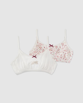 Diacar - Pack Tops De Niña Con Estampado De Flores Y ''Love''