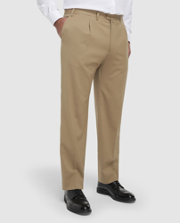 Compra Emidio Tucci - Pantalón De Vestir De Hombre Classic Beige Tallas  Grandes al mejor precio - Shoptize
