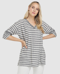 Couchel - Jersey De Mujer Talla Grande Rayas Con Lentejuelas a un precio  más barato - Shoptize
