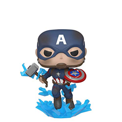 Figura Funko Pop! - Capitán América Con Escudo y Mjolnir - Marvel Vengadores: Endgame características
