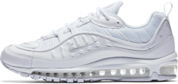 Nike Air Max 98 white/pure platinum/black/reflect silver características