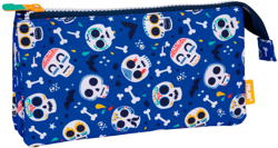 MILAN Portatodo 5 compartimentos Bats & Bites azul características