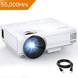 Proyector Crosstour Mini Portátil Videoproyector de Cine en Casa 50000 Horas de Vida LED Soporte Full HD 1080P HDMI/USB/VGA/AV/Micro SD (Incluye HDMI/ en oferta