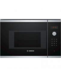 Bosch BEL523MS0 - Microondas integrable / encastre, 800 W, 20 L, color negro